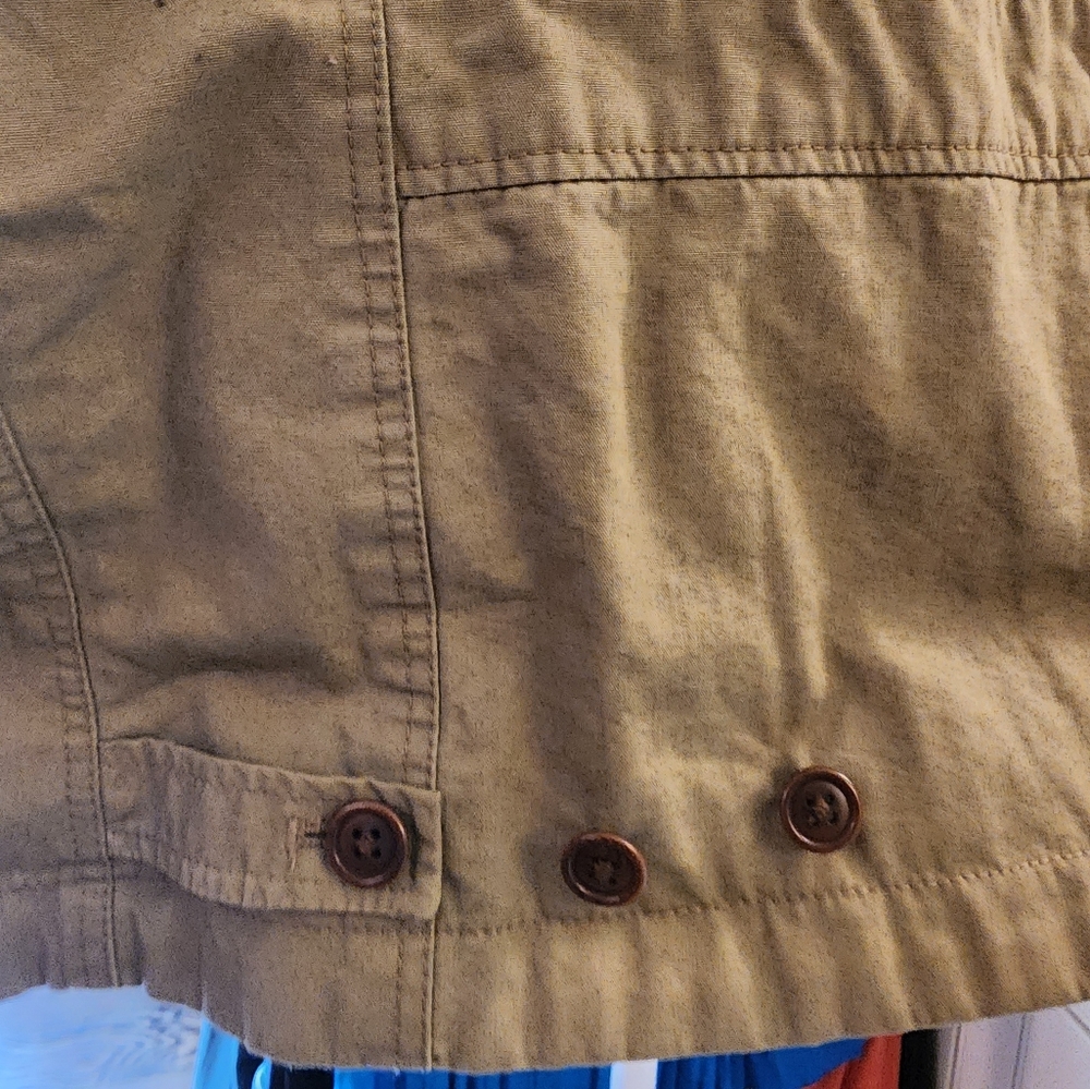 Vintage Ralph Lauren Polo Key West Khaki Green Embroidered Jacket Mens XL - Picture 5 of 12
